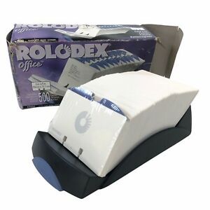 Vintage Rolodex Office Contact Card File 500 Cards NEW