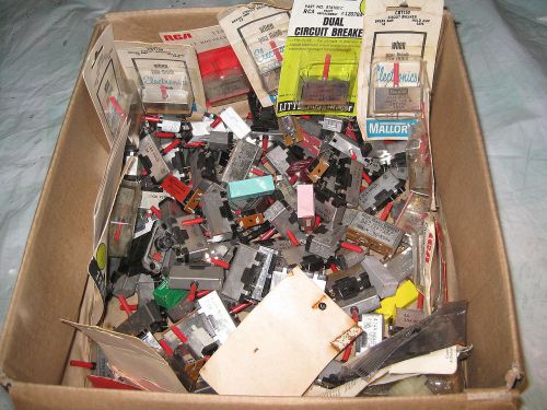 Lot of Vintage Circuit Breakers NOS