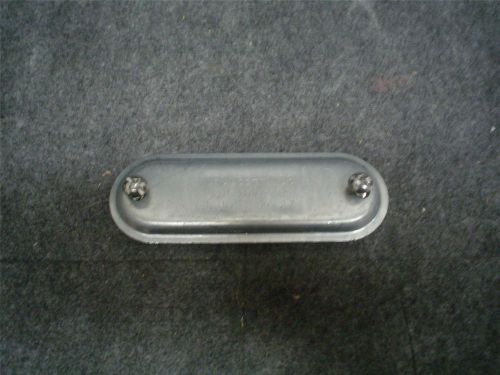 cooper crouse hinds 1&#034; conduit body cover # 370 g