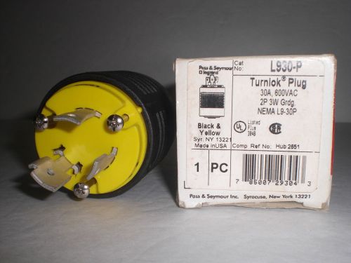 Pass &amp; seymour l930-p turnlok plug for sale