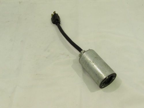 Hubbell hubbellock female receptacle w/ 3 prong grounded cable ***xlnt*** for sale