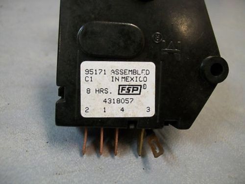 Fsp whirlpool defroster timer 4318057 8 hr for sale