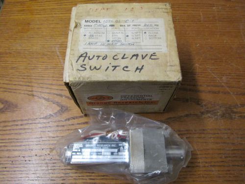 NEW NOS Orange Research 1506DS-1C1 Differential Pressure Sensor 1 Amp 15 Watt