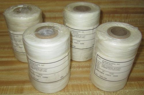 Braided lacing tape - 4 spools of 250 yards - breyden #wmltaa52081-b-3 nat for sale