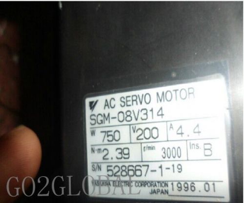 Yaskawa SGM-08V314 servo motors 60 days warranty