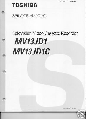 TOSHIBA MV13JD1/C  ORIGINAL SERVICE MANUAL FREE USA SH