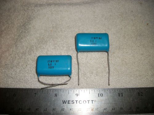 LOT OF ITW 8.0uF AND 9.0uF 100V CAPS! a