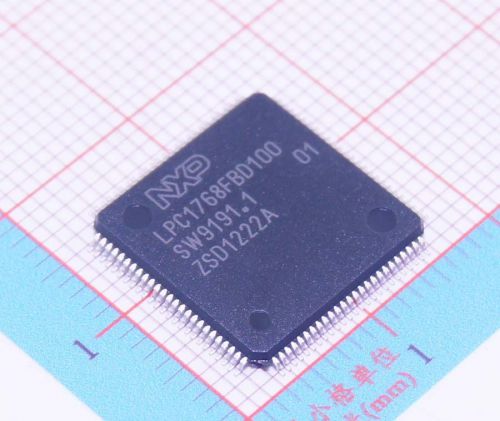 25 pcs/lot lpc1768fbd100, 32-bit arm cortex-m3 microcontroller for sale