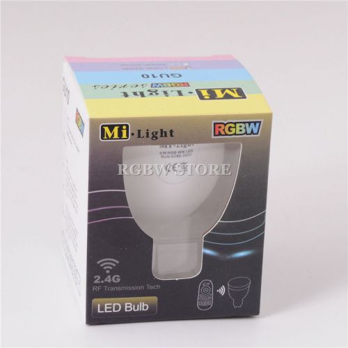 4w gu10 2.4g rgbw led bulb rgb+white light  4watt lamp ios app milight ac86-265v for sale