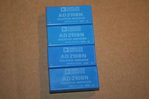 Lot #12, Qty-4, Analog Devices AD210BN Isolation Amplifier