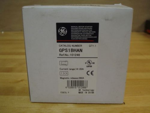 General Electric GE GPS1BHAN Manual Motor Protector, 14 to 20A,   | (58D)