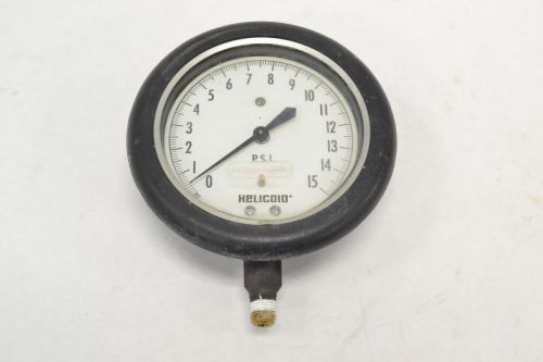 Helicoid 2212 test absolute pressure 0-15psi 4-1/2in gauge b247842 for sale