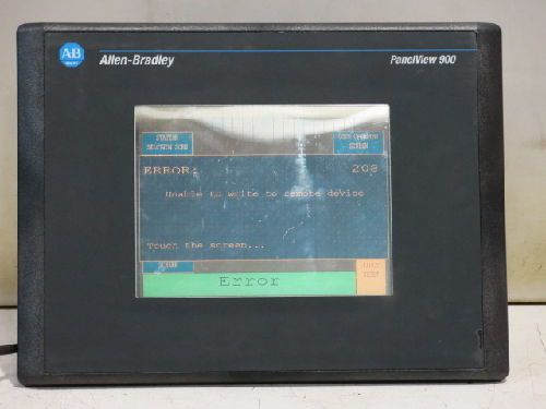 Allen bradley touchscreen operator interface, 2711-t9c1, panelview 900 for sale