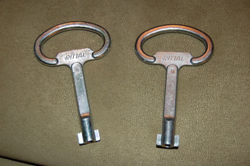 Lot 2 New Rittal 2531 Number 5 Double Bit Enclosure Cabinet Keys