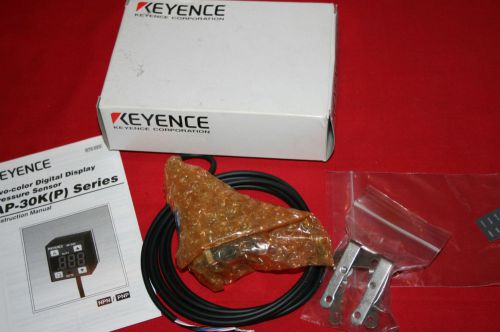 New keyence digial vacuum pressure sensor ap-c32k apc32k brand new in box - bnib for sale
