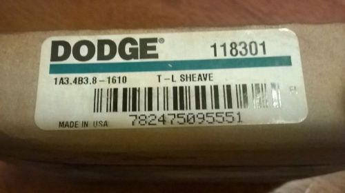 NEW IN BOX Dodge Sheave 118301 T - L SHEAVE 1A3.4B3.8-1610