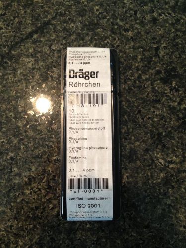 Drager / draeger tubes - phosphine - ph3 - ch31101 for sale