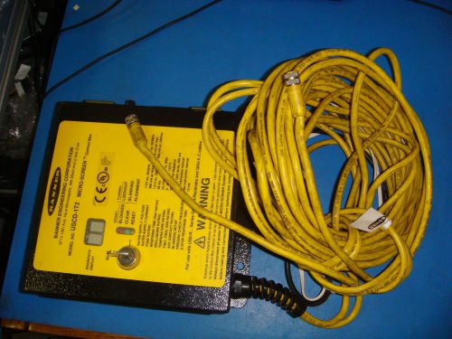 BANNER MICRO-SCREEN CONTROL BOX USCD-1T2 W/ Cables *Qt39