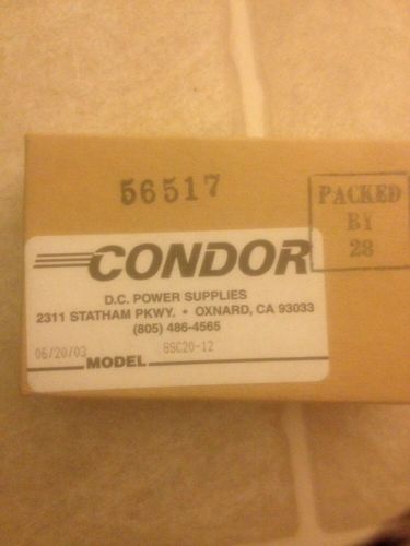 Condor / SL Power 20W 12V Switching DC Power Supply GSC20-12