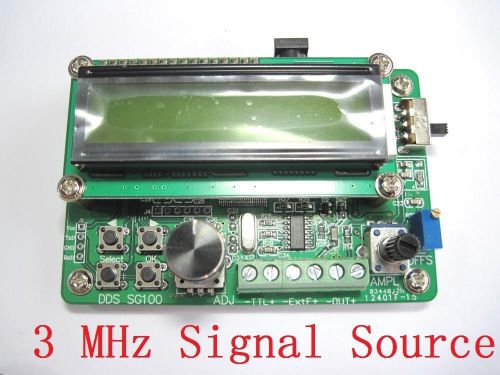 3MHz Digital Signal Generator Source Frequency Counter DDS