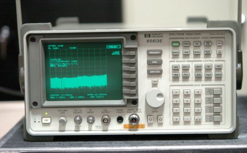 Agilent / hp 8563e 9 khz to 26.5 ghz spectrum analyzer for sale