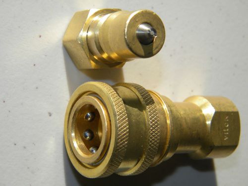 Carpet Cleaning - Brass 1/4&#034; Quick Disconnect for Wand, Hoses