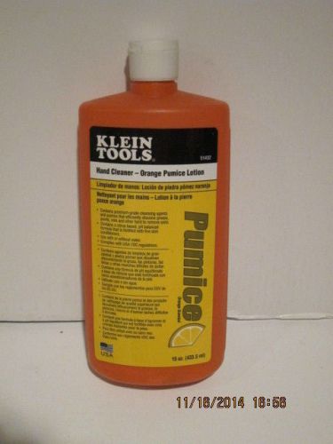 Klein tools 51432 orange pumice lotion hand cleaner, free shipping brand new!!!! for sale