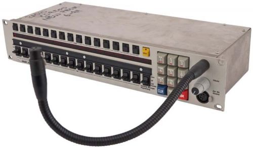 Rts/telex ikp-950 communication matrix intercom system control panel unit 2u #4 for sale