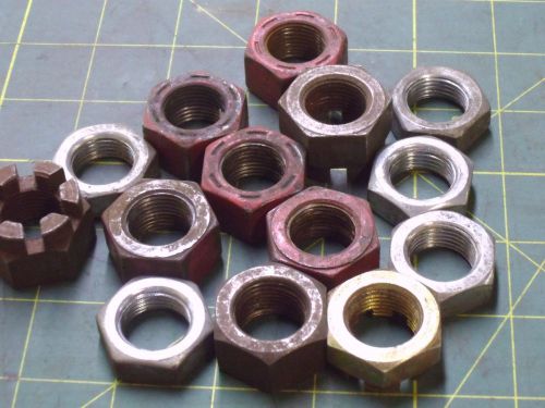 3/4-16 HEX NUTS (5) JAMS (3) CASTLED (6) REGULAR #51862