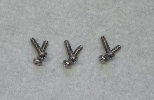 110 each 6-32 x 5/8&#034; stainless steel round phillips head machine screws new! for sale