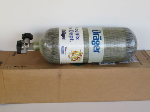 4 drager 4500psi scba tank 45 minute carbon wrapped unused 2008 mfg 4055698 for sale