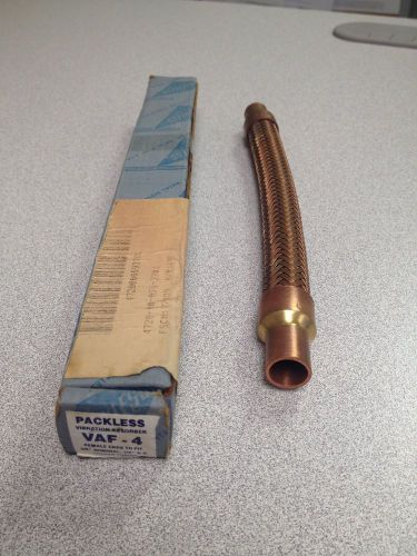 9&#034; x 1/2&#034; (3/8&#034; nominal) Packless #VAF-4  Vibration Absorber  ((WHS3A))