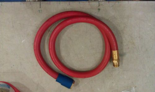 9X43 HYDRAULIC HOSE, 38&#034; LONG, 300PSI RATED, VERY GOOD CONDITION