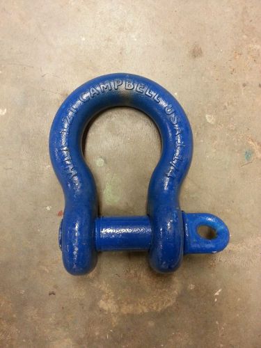 CAMPBELL WLL 12 TON, 1 1/4&#034; PIN SHACKLE / CLEVIS