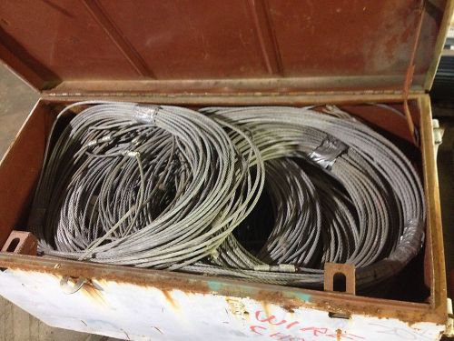 4000&#039; + of 5/16&#034; alps 5x26 class eips galv pc wire rope lifting scaffolding etc. for sale