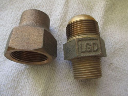 Legend 3/4&#034; flare x mip threaded brass adapter #313-004 (t-4100 - 3/4&#034;) - new for sale
