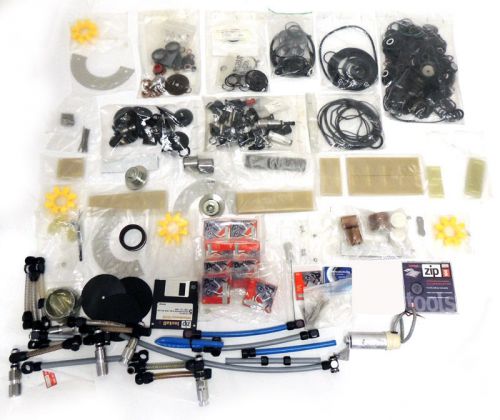 Huge lot 1000&#039;s pieces pfeiffer leybold vacuum pump overhaul maintenance kit new for sale