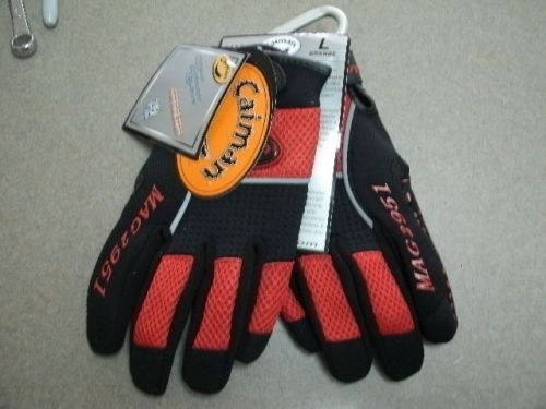 Caiman 2951 silicon grip mechanics work glove size large for sale