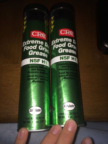 NEW LOT OF 2 crc Extreme Duty Food Grade Grease Sl35615 14 Oz