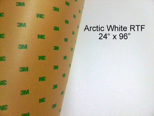(lot of 15) laminate veneer arctic white each roll 24&#034; x 96&#034; peel &amp; stick 3m for sale