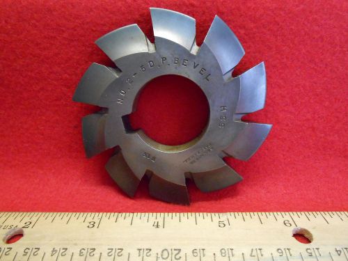 Milling machine gear cutter brown &amp; sharpe no. 2-5 dp bevel for 1-1/4&#034; shaft for sale