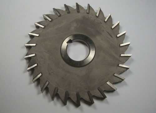Side Milling Cutter 6&#034; Dia x 3/8&#034; Cut x 1-1/4&#034; Arbor Straight Tooth HSS [687]