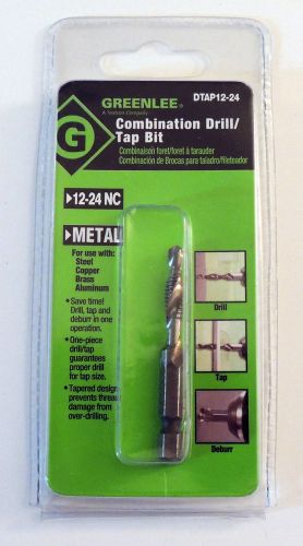 NEW GREENLEE 12-24NC COMBINATION DRILL/TAP BIT DTAP12-24
