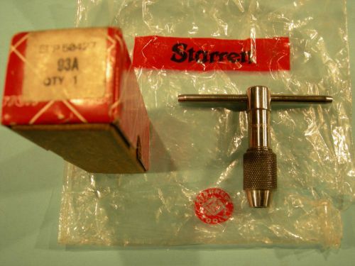Starrett no.93a t-handle tap wrench capacity for 1/16&#034; to 3/16&#034; taps for sale
