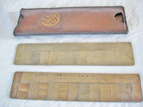 ANTIQUE 1950 GE SURFACE ROUGHNESS SCALES