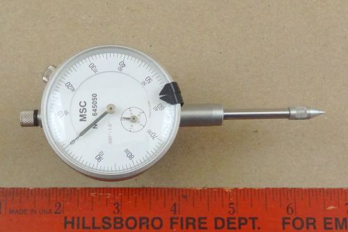 NEW MSC GAUGE GAGE INDICATOR MACHINIST LATHE TOOL .001&#034; - 1.0&#034; NO. 645050