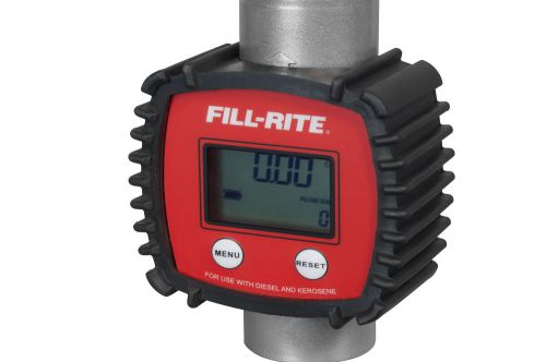 Fill rite 1&#034; inlet and outlet digital fuel meter for sale