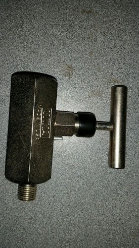 10,000 psi m-f steel 1/4&#034; needle valve wika 9698871 for sale