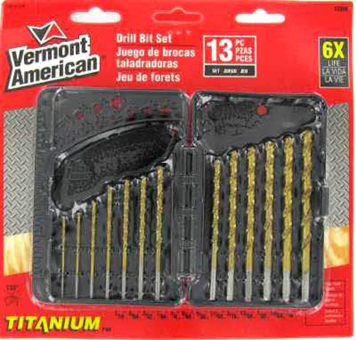 NEW Vermont American 13 Pc Titanium Drill Bit Set