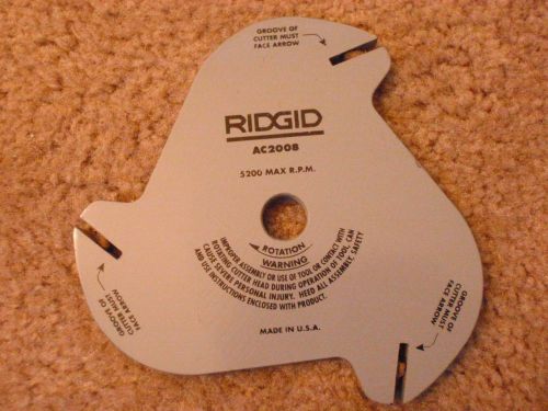 Ridgid 7&#034; Triple-Cutter Molder Header AC2008 for Radial Arm Saw